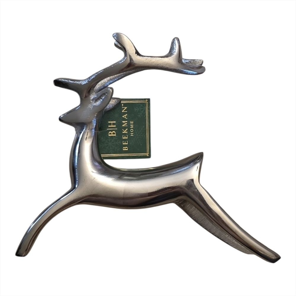 Beekman 1802 Silver Reindeer Decor - Picture 1 of 7